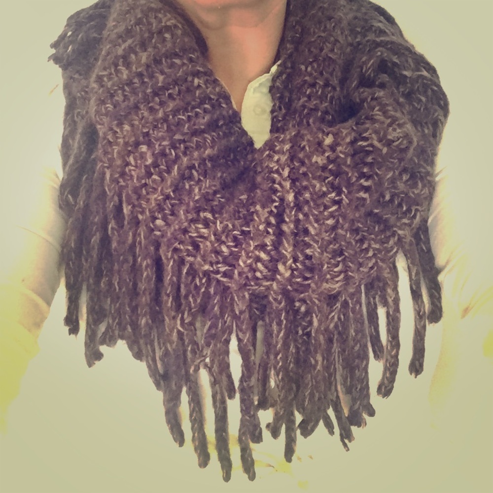 Knit Infinity Scarf-warm and cute